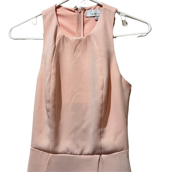 Adelyn Rae Light Pink Athena Fit Flare Dress // Size XS - Picture 4 of 9